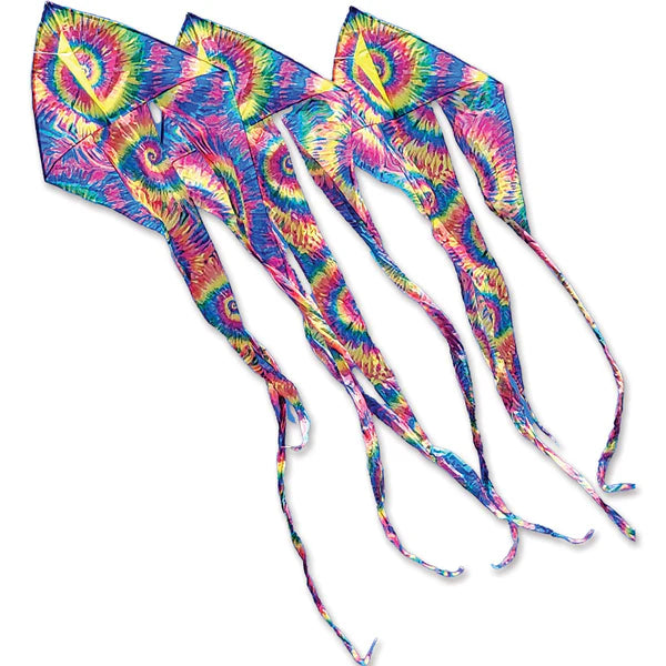 46 in. Flo-Train Delta Kites 3 stack Tie Dye & Breezy – Magic Kites and ...