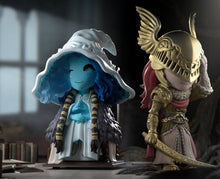 Load image into Gallery viewer, Malania and Ranni figurines from 'Elden Ring' by Youtooz in a dark, atmospheric setting.
