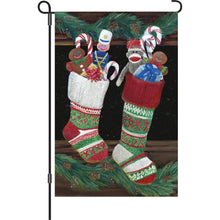 Load image into Gallery viewer, Christmas Stockings 12 and 28 inch flags
