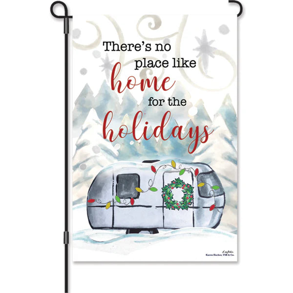 Christmas Camper 12 and 28 inch flags