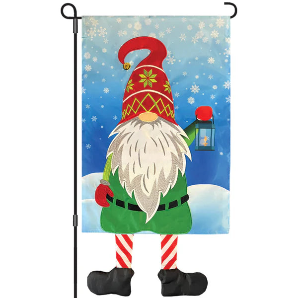 Winter Gnome 14 Inch Flag