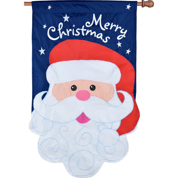 Applique Flag- Merry Christmas