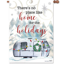 Load image into Gallery viewer, Christmas Camper 12 and 28 inch flags
