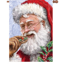 Load image into Gallery viewer, Cookies for Santa  12 and 28 inch flags
