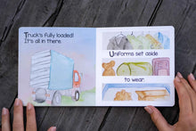 Load image into Gallery viewer, The ABCs of PCS: A Fun Children's Board Book About Military Moves for Young Kids
