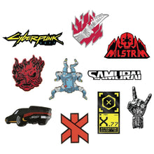 Load image into Gallery viewer, Cyberpunk 2077 Enamel Pins
