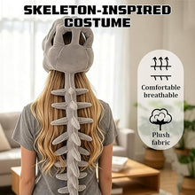Load image into Gallery viewer, 80 CENTIMETER LONG DINOSAUR SKELETON PLUSH COSTUME
