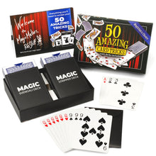 Load image into Gallery viewer, 50 Amazing Card Tricks Kit Deluxe Edition
