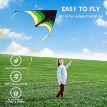 Load image into Gallery viewer, Gradient Green 57 Inch Nylon Delta Kite
