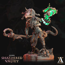 Load image into Gallery viewer, 3D Printed Archvillain Games Agama Ajkin Agama Shattered Valley 28 32mm D&amp;D
