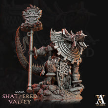 Load image into Gallery viewer, 3D Printed Archvillain Games Agama Shattered Valley - Agama Aztical 28mm 32mm D&amp;D
