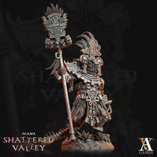 Load image into Gallery viewer, 3D Printed Archvillain Games Agama Shattered Valley - Agama Aztical 28mm 32mm D&amp;D
