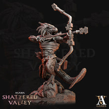 Load image into Gallery viewer, 3D Printed Archvillain Games Agama Shattered Valley - Agama Jungle Scouts 28mm 32mm D&amp;D
