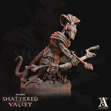 Load image into Gallery viewer, 3D Printed Archvillain Games Agama Shattered Valley - Agama Jungle Scouts 28mm 32mm D&amp;D
