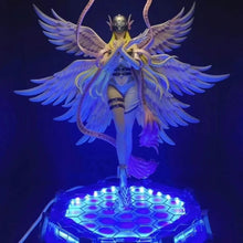 Load image into Gallery viewer, Angewomon and Angemon LED Action Figurines, Standing Position Anime Digimon Adventure Figures PVC Statue 28cm
