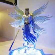 Load image into Gallery viewer, Angewomon and Angemon LED Action Figurines, Standing Position Anime Digimon Adventure Figures PVC Statue 28cm
