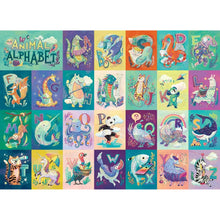 Load image into Gallery viewer, Animal Alphabet 350 Piece Family Jigsaw Puzzle Cobble Hill
