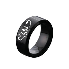 Load image into Gallery viewer, Anime Jujutsu Kaisen Ryomen Sukuna Itadori Yuji Ring Cosplay Stainless Steel Ring Jewelry Accessories
