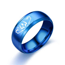 Load image into Gallery viewer, Anime Jujutsu Kaisen Ryomen Sukuna Itadori Yuji Ring Cosplay Stainless Steel Ring Jewelry Accessories
