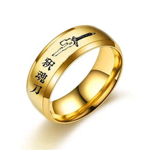 Load image into Gallery viewer, Anime Ring Toji Fushiguro Cosplay Unisex Stainless Steel Ring Jewelry Accessories
