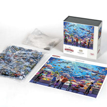 Load image into Gallery viewer, Aquarium 500 Piece Jigsaw Puzzle Boardwalk
