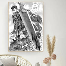 Load image into Gallery viewer, Berserk Posters, Anime Poster DIY Vintage Movie Poster Wall Art
