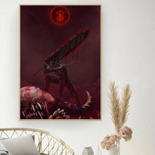 Load image into Gallery viewer, Berserk Posters, Anime Poster DIY Vintage Movie Poster Wall Art

