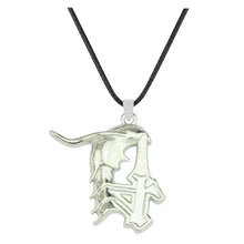 Load image into Gallery viewer, Bleach Ulquiorra Cifer Mask Anime Necklace Fashion Broken Masks Pendant Metal Choker Necklace

