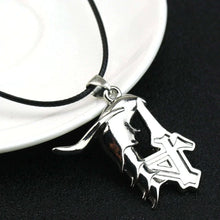 Load image into Gallery viewer, Bleach Ulquiorra Cifer Mask Anime Necklace Fashion Broken Masks Pendant Metal Choker Necklace
