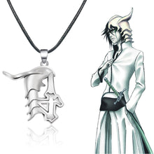 Load image into Gallery viewer, Bleach Ulquiorra Cifer Mask Anime Necklace Fashion Broken Masks Pendant Metal Choker Necklace
