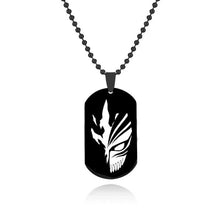 Load image into Gallery viewer, Bleach Ulquiorra Cifer Mask Anime Necklace Fashion Broken Masks Pendant Metal Choker Necklace

