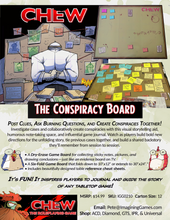 Load image into Gallery viewer, CHEW: Conspiracy Board (RPG Supplement)
