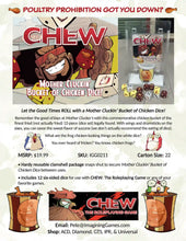 Load image into Gallery viewer, CHEW: Mother Cluckin' Bucket of Chicken Dice (RPG Supplement)
