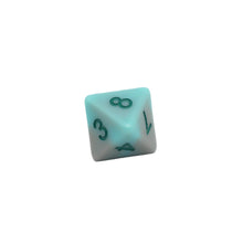 Load image into Gallery viewer, Coastal Memories - 7 Piece DnD Dice Set | Acrylic RPG Gaming Dice
