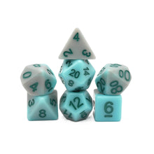 Load image into Gallery viewer, Coastal Memories - 7 Piece DnD Dice Set | Acrylic RPG Gaming Dice
