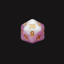 Load image into Gallery viewer, Creamsicle of Doom - 7 Piece DnD Dice Set | Acrylic RPG Gaming Dice
