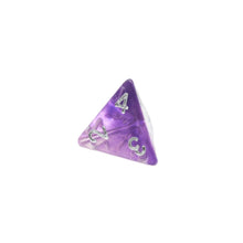 Load image into Gallery viewer, Dancing Lavender - 7 Piece DnD Dice Set | Acrylic RPG Gaming Dice
