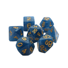 Load image into Gallery viewer, Diffused Dreams - 7 Piece DnD Dice Set | Acrylic RPG Gaming Dice
