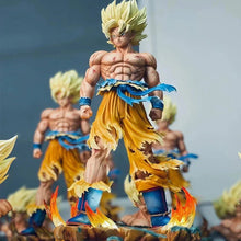 Load image into Gallery viewer, Dragon Ball Z Super Saiyan Son Goku Figure LED SSJ Action Figurines Collection 34 CM
