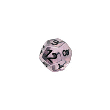 Load image into Gallery viewer, Frozen Blossom - 7 Piece DnD Dice Set | Acrylic RPG Gaming Dice
