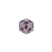 Load image into Gallery viewer, Frozen Blossom - 7 Piece DnD Dice Set | Acrylic RPG Gaming Dice
