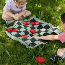 Load image into Gallery viewer, 3-in-1 Giant Checkers Rug
