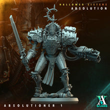Load image into Gallery viewer, 3D Printed Archvillain Games Absolutioner Hallowed Sisters Absolution 28 32mm D&amp;D
