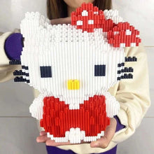 Load image into Gallery viewer, Hello Kitty My Melody Sanrio Anime Cartoon Kawaii Cute Building Blocks Assembling Toys Puzzles
