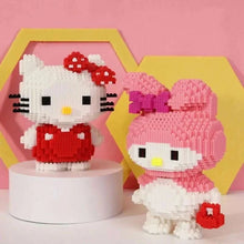 Load image into Gallery viewer, Hello Kitty My Melody Sanrio Anime Cartoon Kawaii Cute Building Blocks Assembling Toys Puzzles
