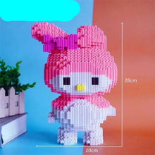 Load image into Gallery viewer, Hello Kitty My Melody Sanrio Anime Cartoon Kawaii Cute Building Blocks Assembling Toys Puzzles
