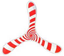 Load image into Gallery viewer, Hypnorang Boomerangs - Short Range and Fun - Plastic with circular flight pattern
