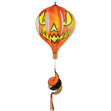 Load image into Gallery viewer, Halloween-themed hot air balloon Spinner with jack-o'-lantern design on a white background
