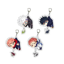 Load image into Gallery viewer, Jujutsu Kaisen Acrylic Keychain Gojo Itadori Megumi Sukuna Anime Key Chains Accessories Gift
