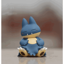 Load image into Gallery viewer, Kawaii Sleeping Snorlax, Gonbe, Psyduck Pokemon Anime Figure Set
